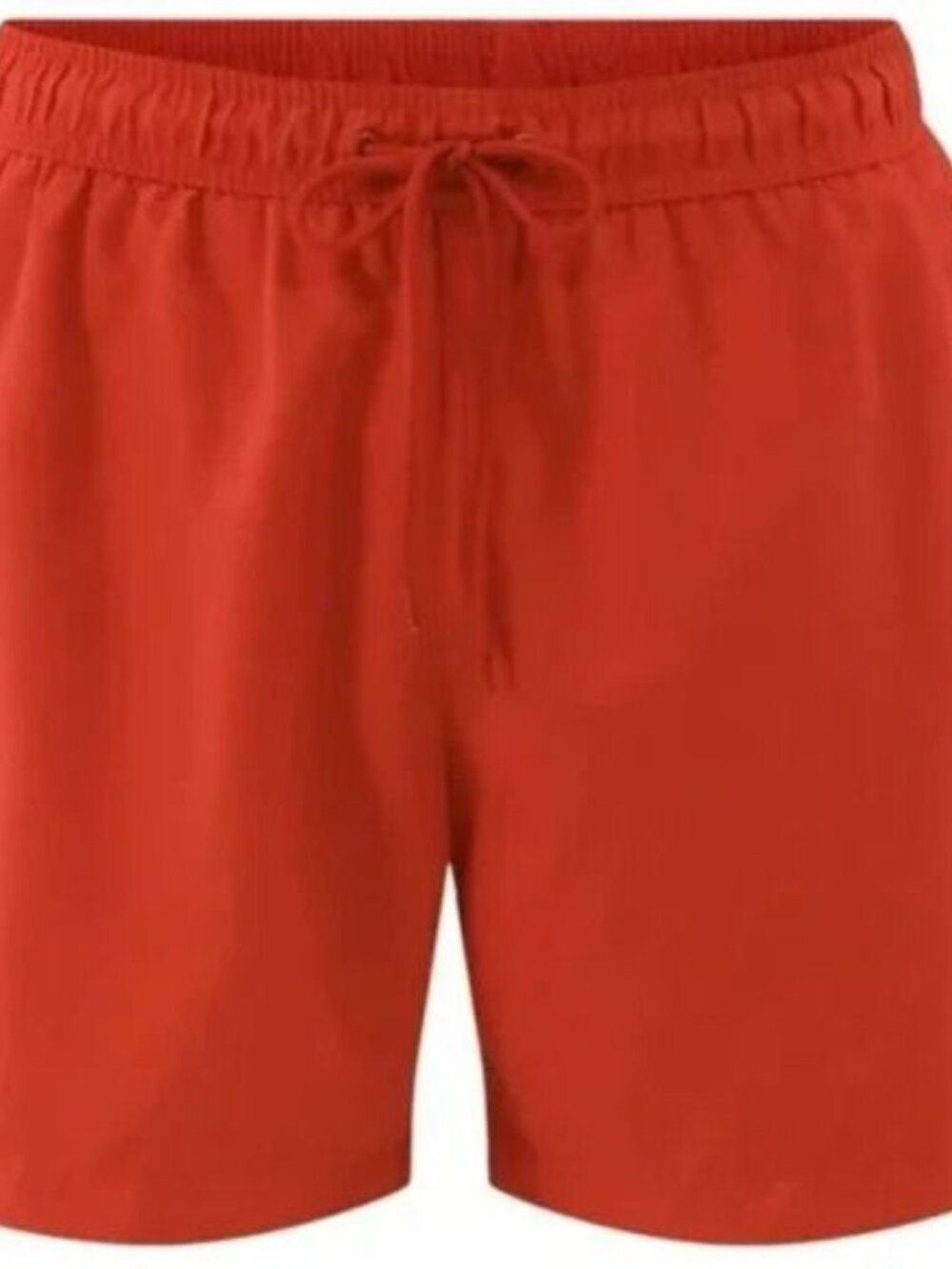 Men's M Red Swim Trunks Swim Shorts 6 Inseam Above Knee NEW